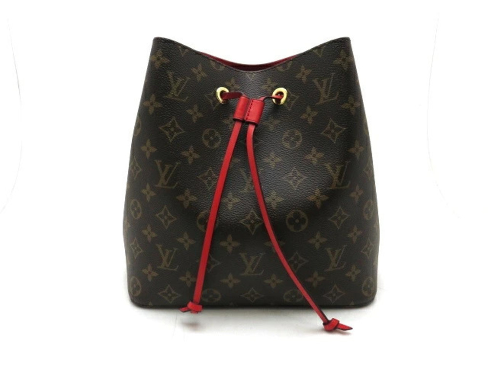 LOUIS VUITTON Bag Shoulder Neo Noe Monogram Coquelicot Red